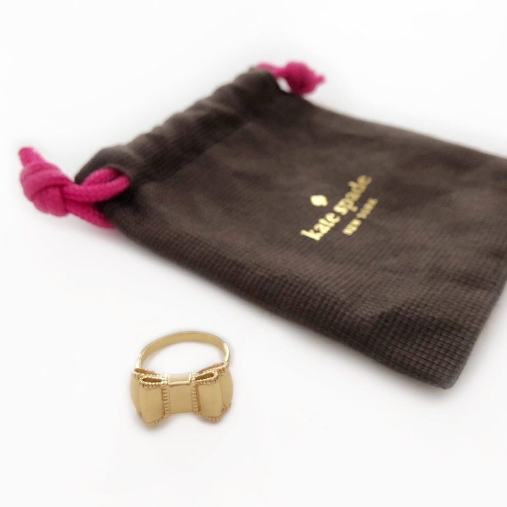 Kate Spade New York | Preppy Gold Bow Ring | Sz 7